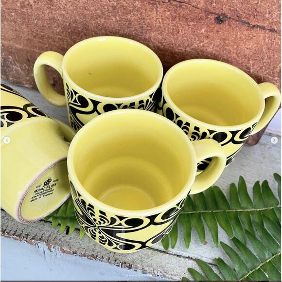 Vintage Royal Alma Staffordshire England Ironstone Stackable Mug MCM SET 4 - Picture 9 of 10